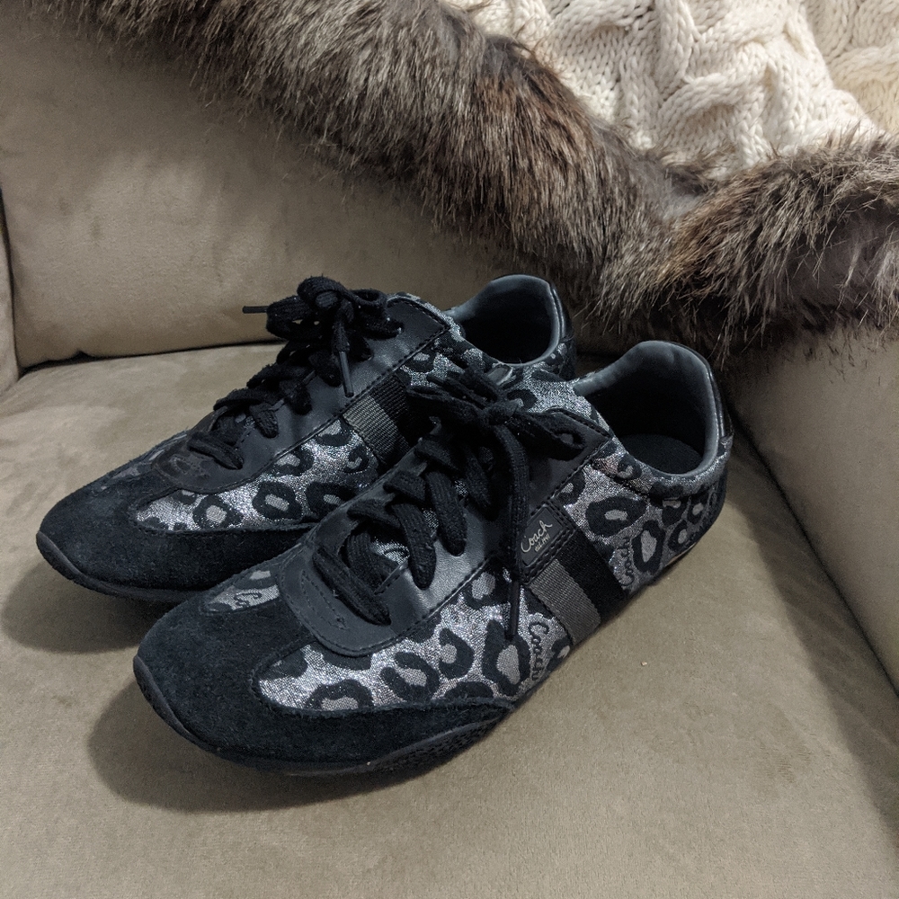 Women's Coach Kinsley Ocelot sneakers 🐆 size 10